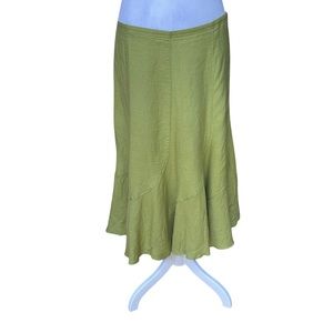 J. Jill linen midi skirt size 12